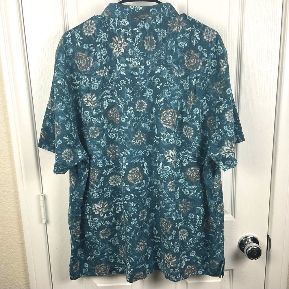 Pre-Owned Tommy Bahama Jeans Men’s Floral  Short Sleeve Button Up Shirt, Size XL - Picture 2 of 12